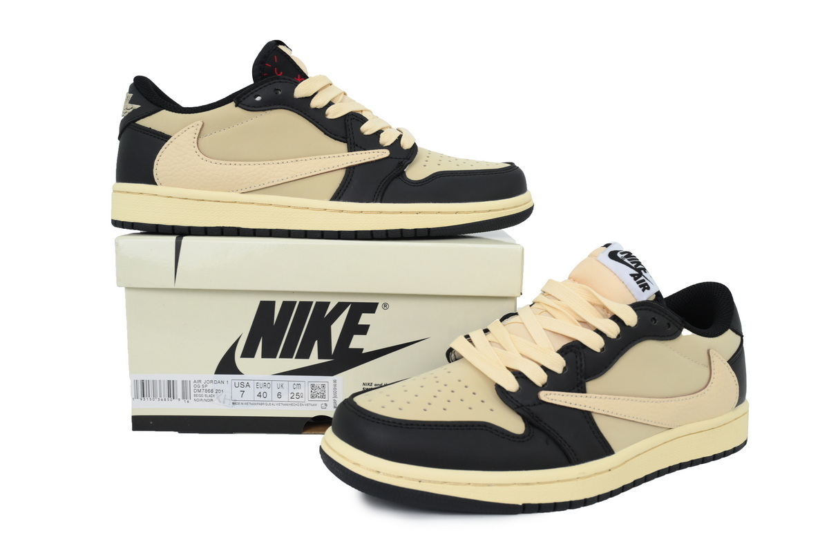 Travis Scott x Air Jordan 1 Retro Low OG SP 'Pale Vanilla' DM7866-201
