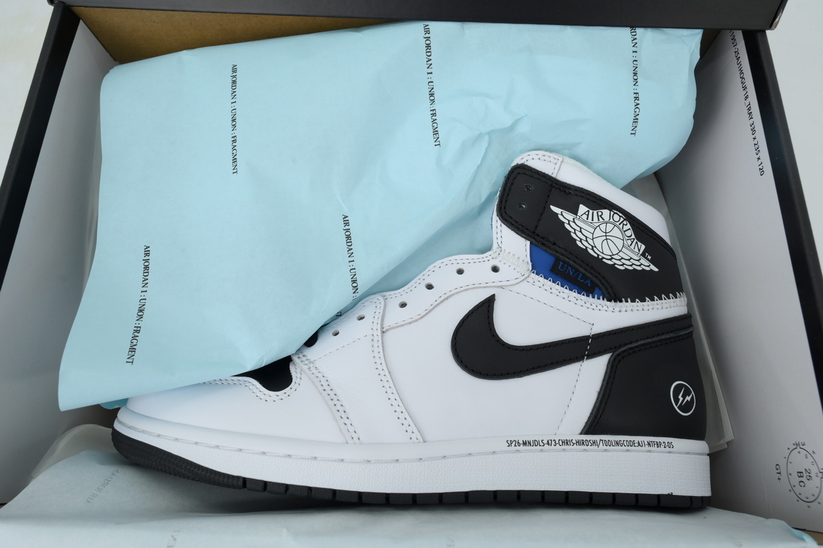 Union LA x Air Jordan 1 Retro Collaborative Black And White II7282-100