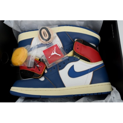 Union X Air Jordan 1 OG Hi Retro“Blue Toe” BV1300-146 02