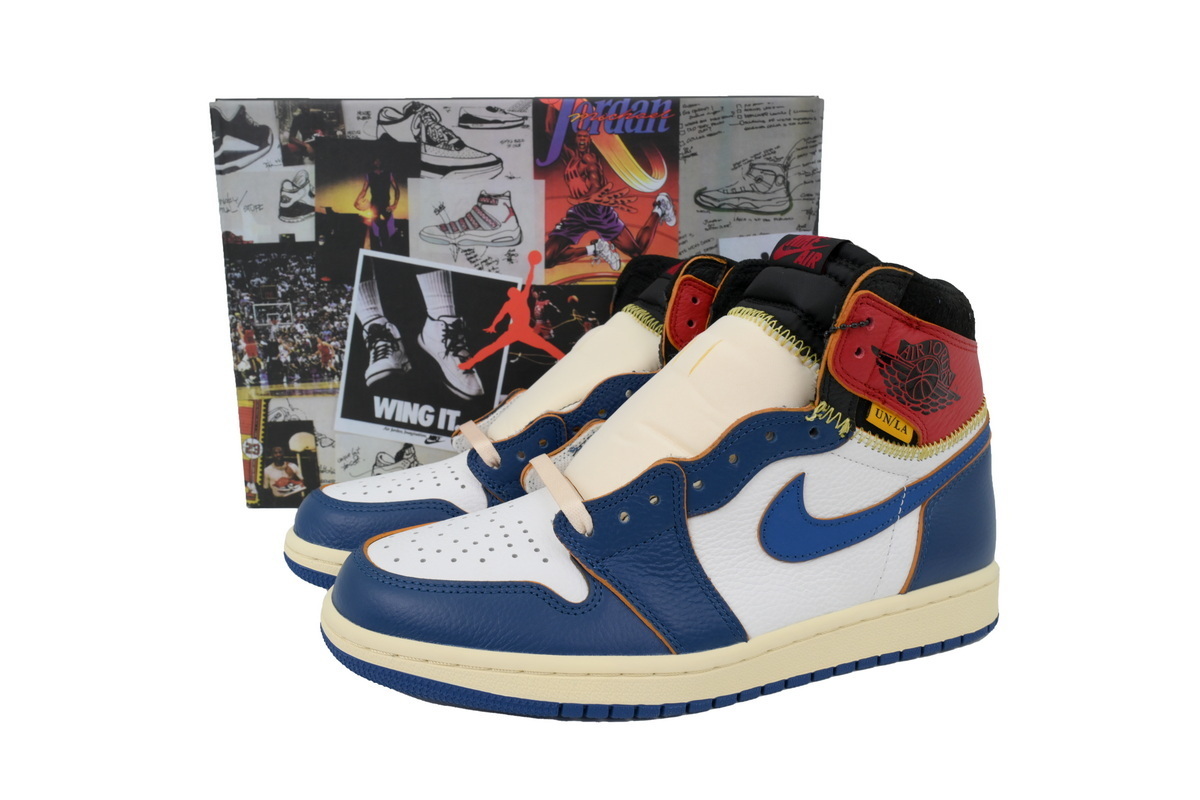 Union X Air Jordan 1 OG Hi Retro“Blue Toe” BV1300-146