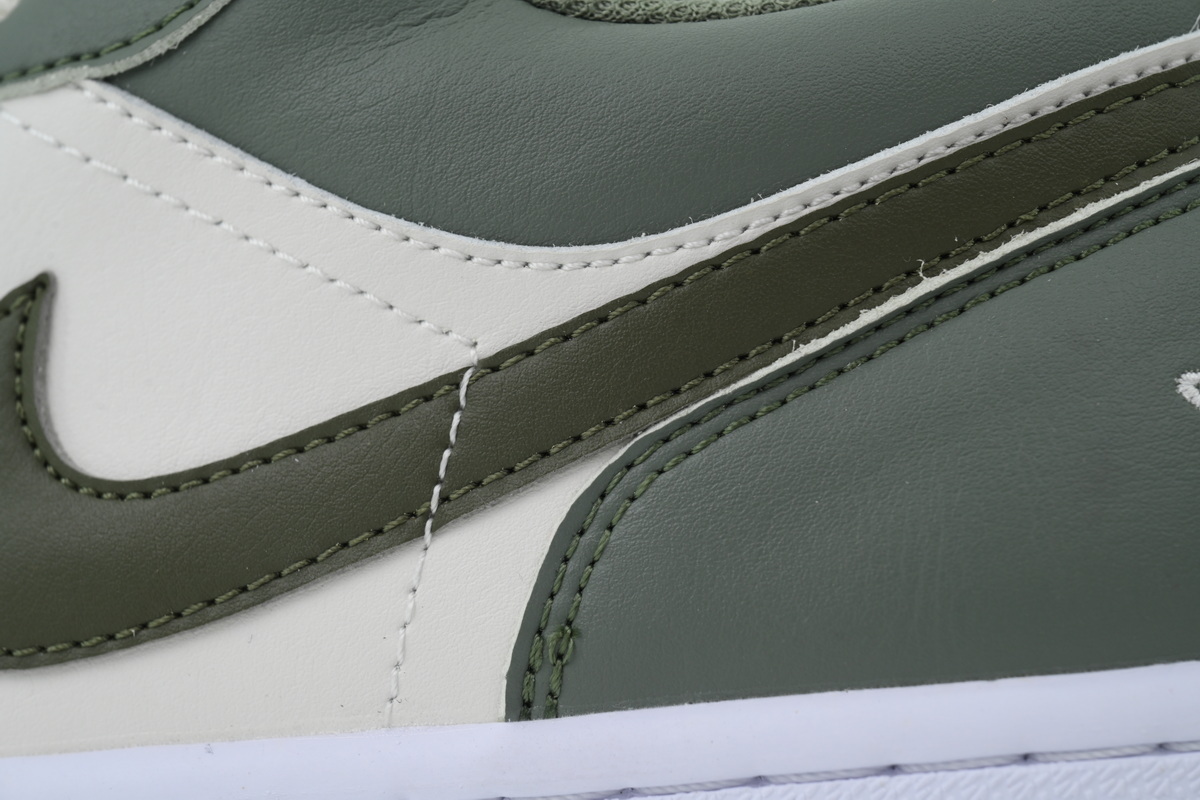 Wmns Air Jordan 1 Green White 553558-300