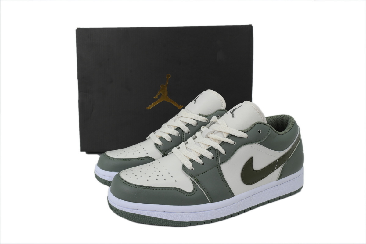 Wmns Air Jordan 1 Green White 553558-300