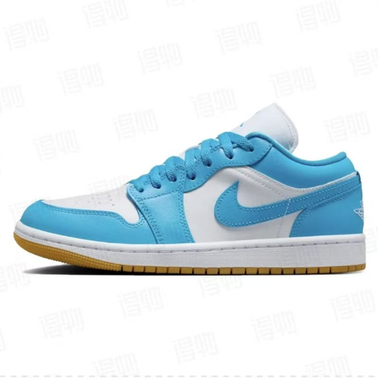 Wmns Air Jordan 1 Low 'Dark Powder Blue Gum' DC0774-104