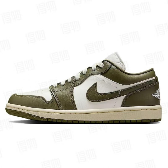 Wmns Air Jordan 1 Low 'Medium Olive' DC0774-122