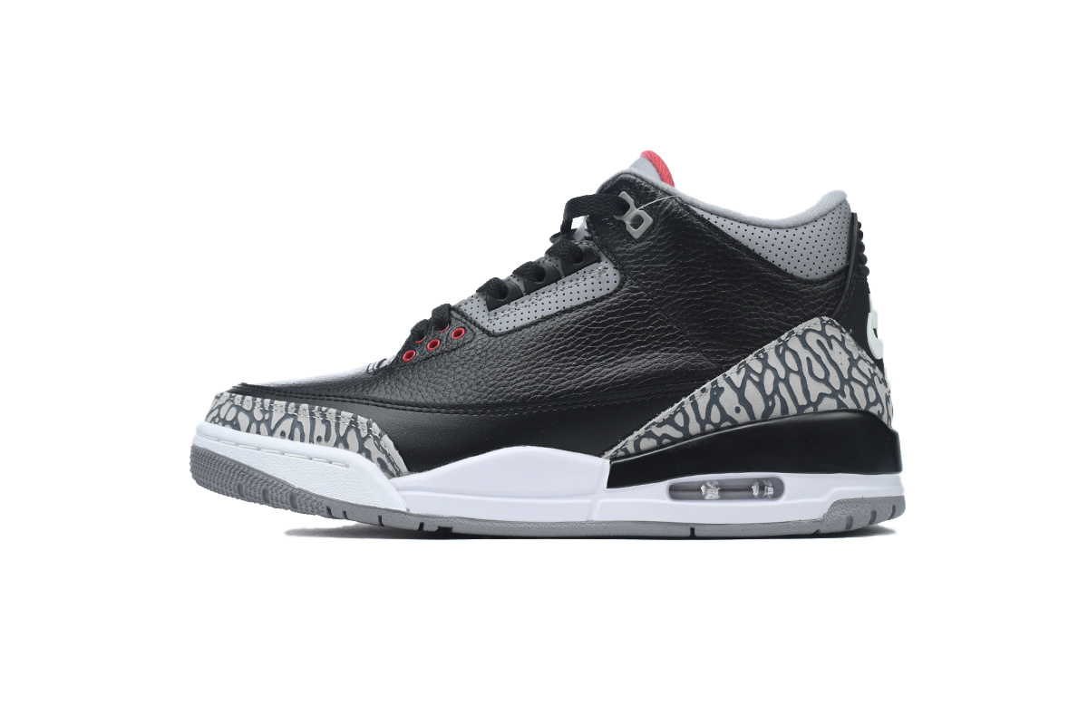 854262-001 Air Jordan 3 Retro OG 'Black Cement'