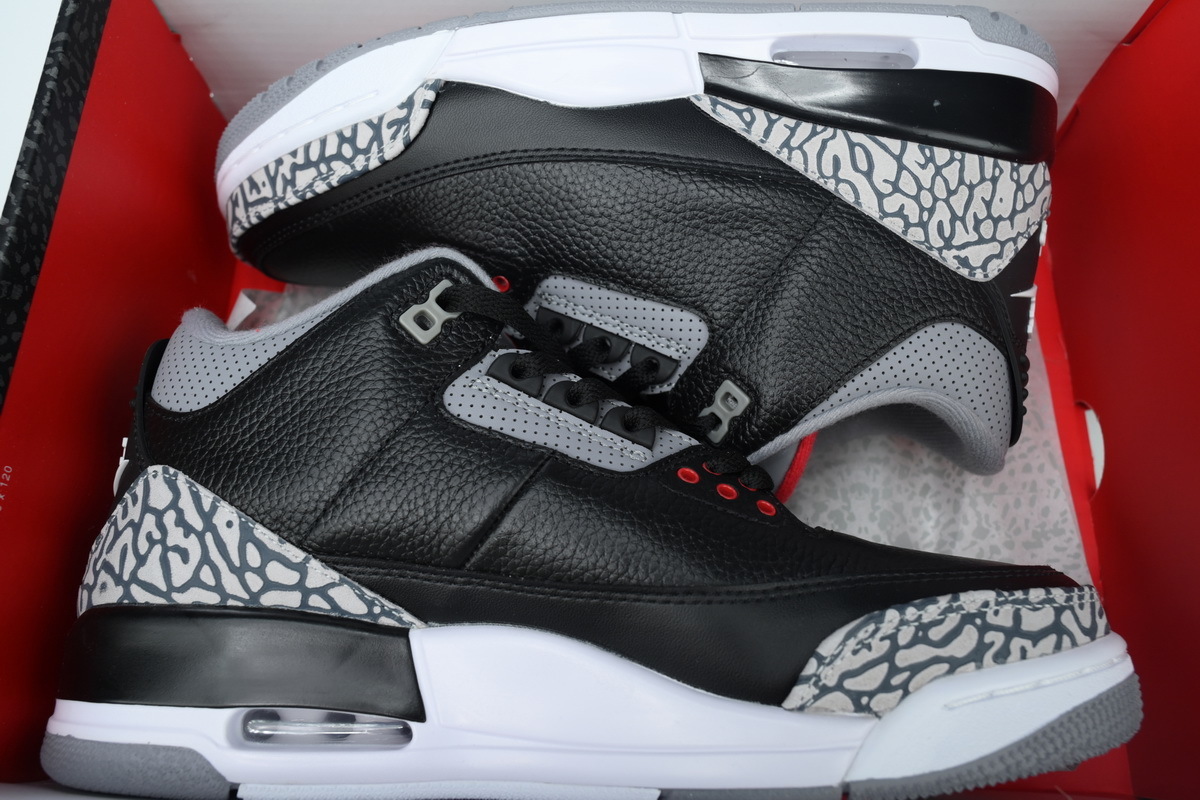 854262-001 Air Jordan 3 Retro OG 'Black Cement'