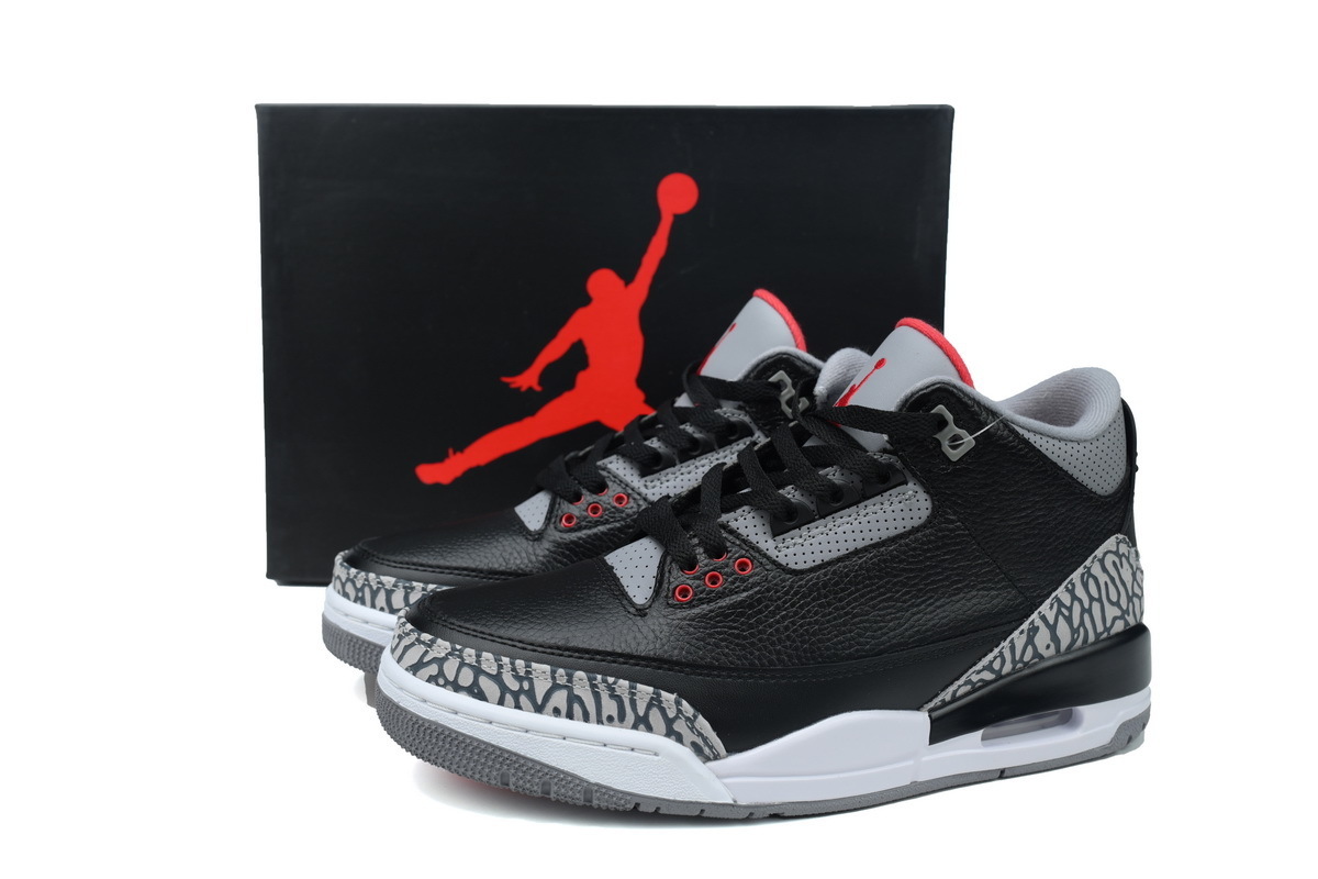 854262-001 Air Jordan 3 Retro OG 'Black Cement'