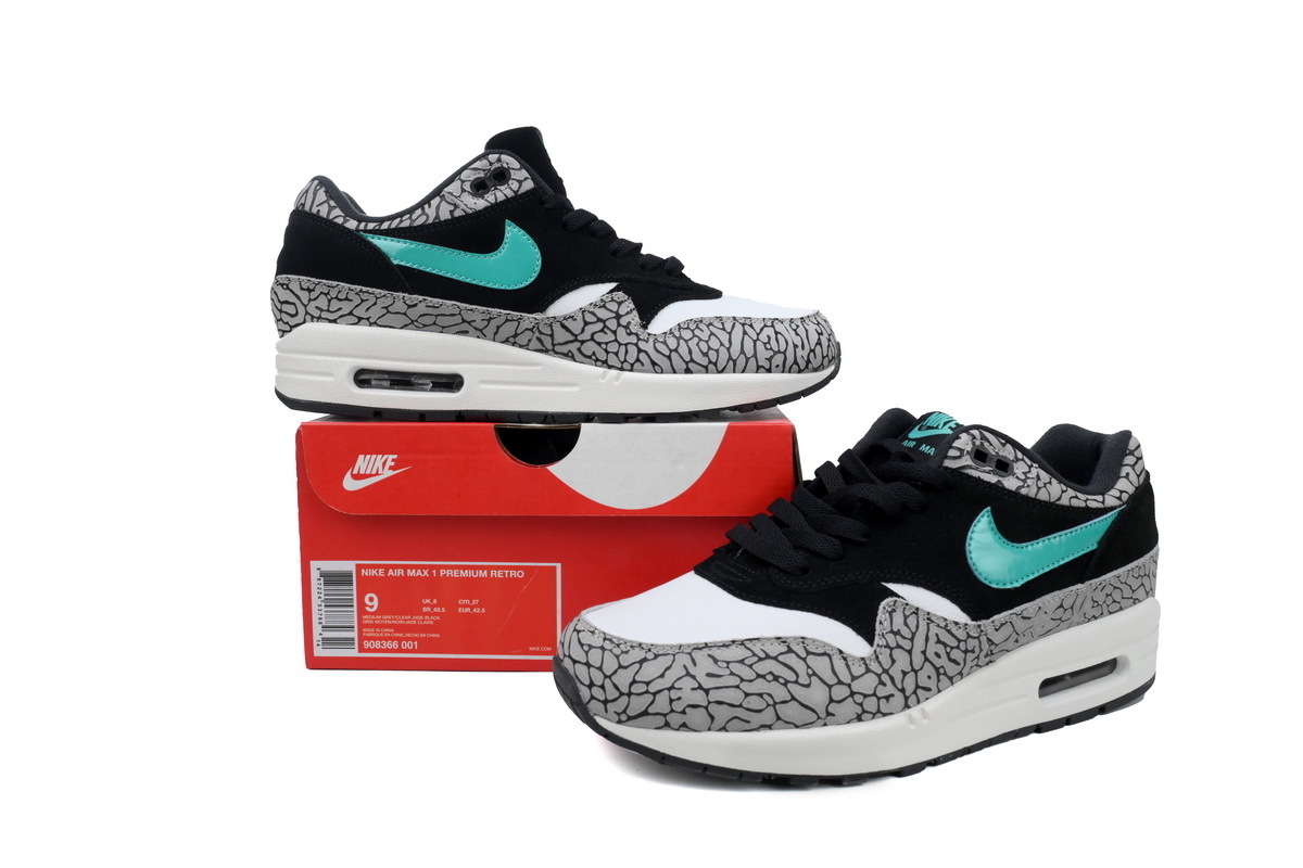 908366-001 Atmos x Air Max 1 Retro 'Elephant'