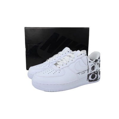 923044-100 Supreme x Comme des Garçons SHIRT x Nike Air Force 1 Low 'Eyes' 02