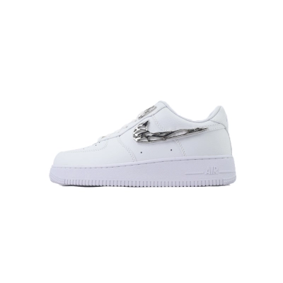 Air Force 1 '07 Premium 'Molten Metal Swoosh Pack - Chrome' FV3616-101 01