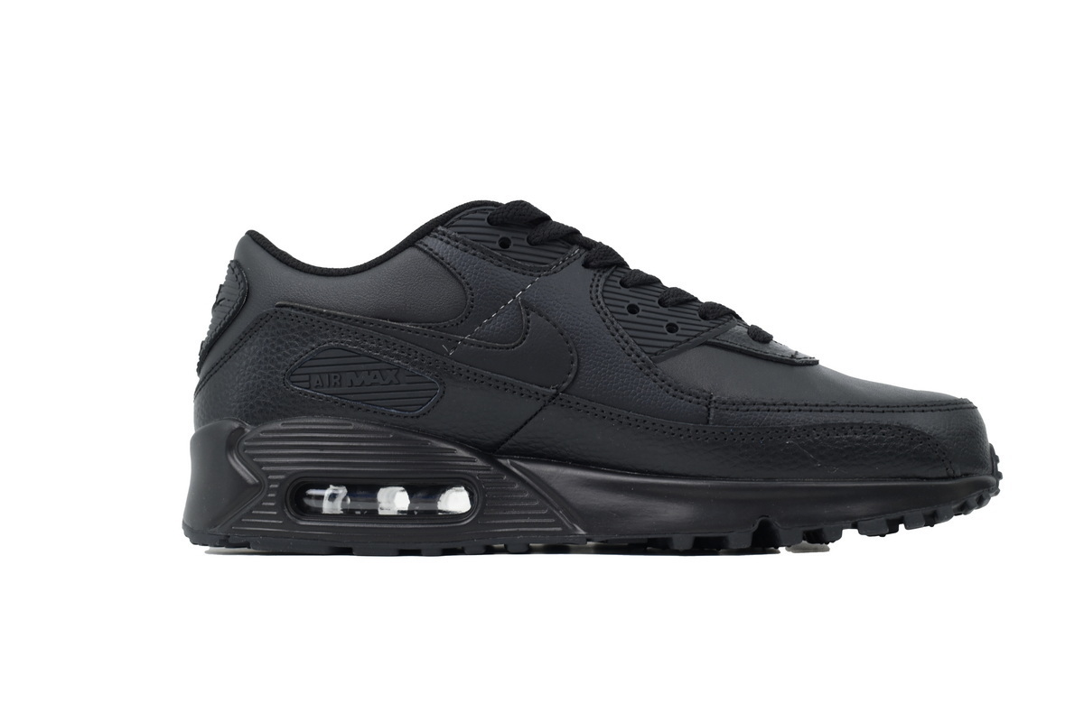 Air Max 90 Leather 'Triple Black' CZ5594-001