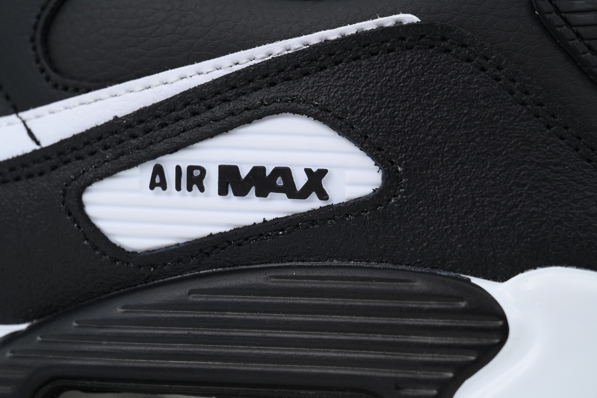 Air Max 90 Leather GS 'Black White' CD6864-029