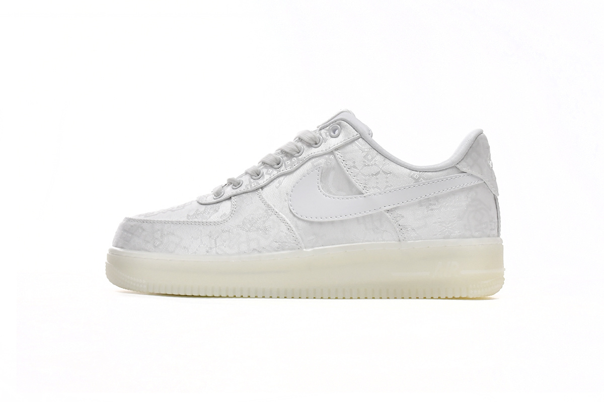 CLOT x Nike Air Force 1 Low Premium White Silk AO9286-100