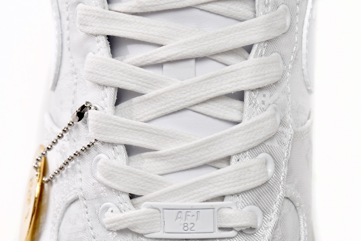 CLOT x Nike Air Force 1 Low Premium White Silk AO9286-100