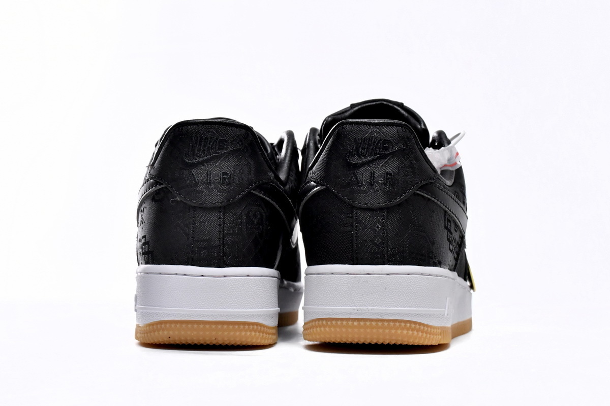 Fragment Design x CLOT x Nike Air Force 1 Low Black Silk CZ3986-001