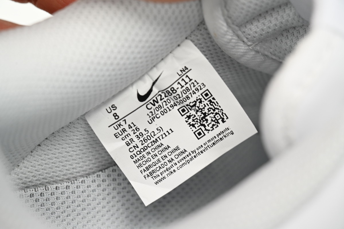 NIKE AIR FORCE 1 '07 ''TRIPLE WHITE'' CW2288-111