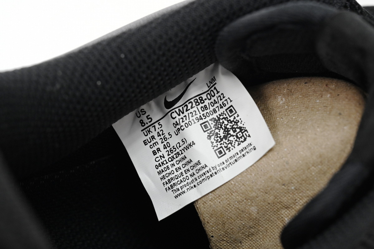 Nike Air Force 1 Low Black CW2288-001