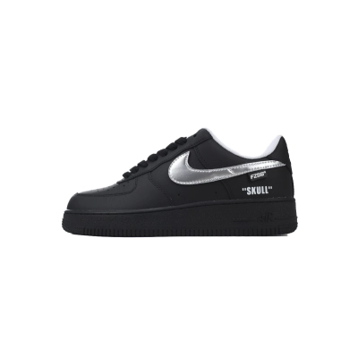 Nike Air Force 1 Low Black Silver FQ4296-101 01