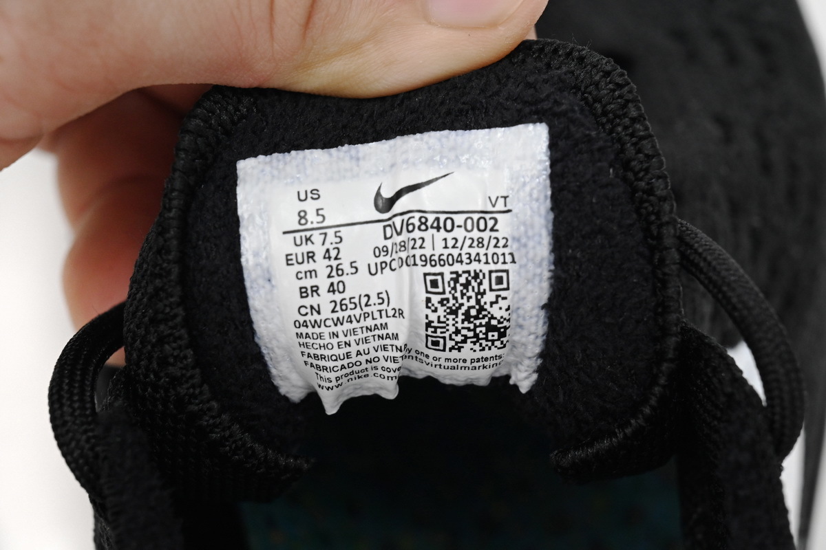 Nike AIR VAPORMAX 2023 FK Black And White DV6840-002