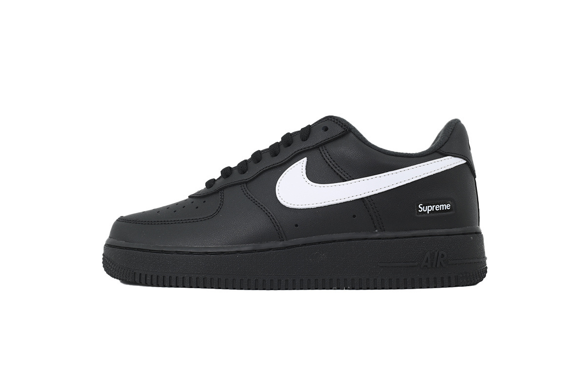Nike Supreme x Air Force 1 Low 'Box Logo - Black White' CU9225-002