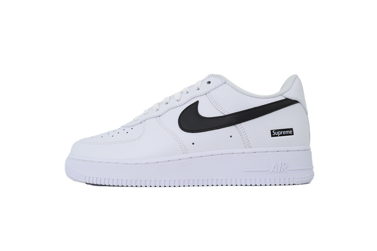 Nike Supreme x Air Force 1 Low 'Box Logo - White Black' CU9225-102