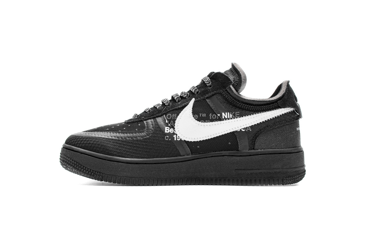 OFF White X Air Force 1 Low Black AO4606-001