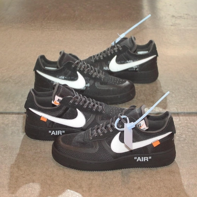OFF White X Air Force 1 Low Black AO4606-001 02