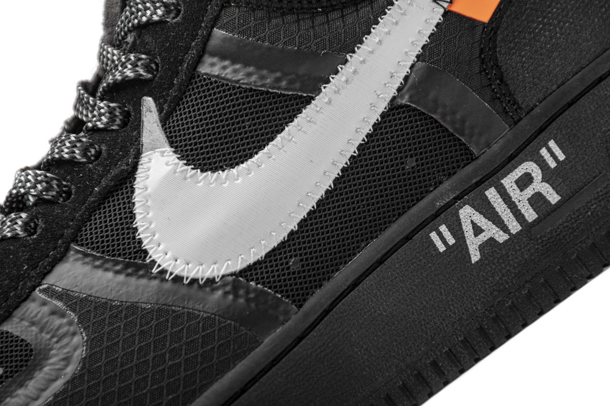 OFF White X Air Force 1 Low Black AO4606-001