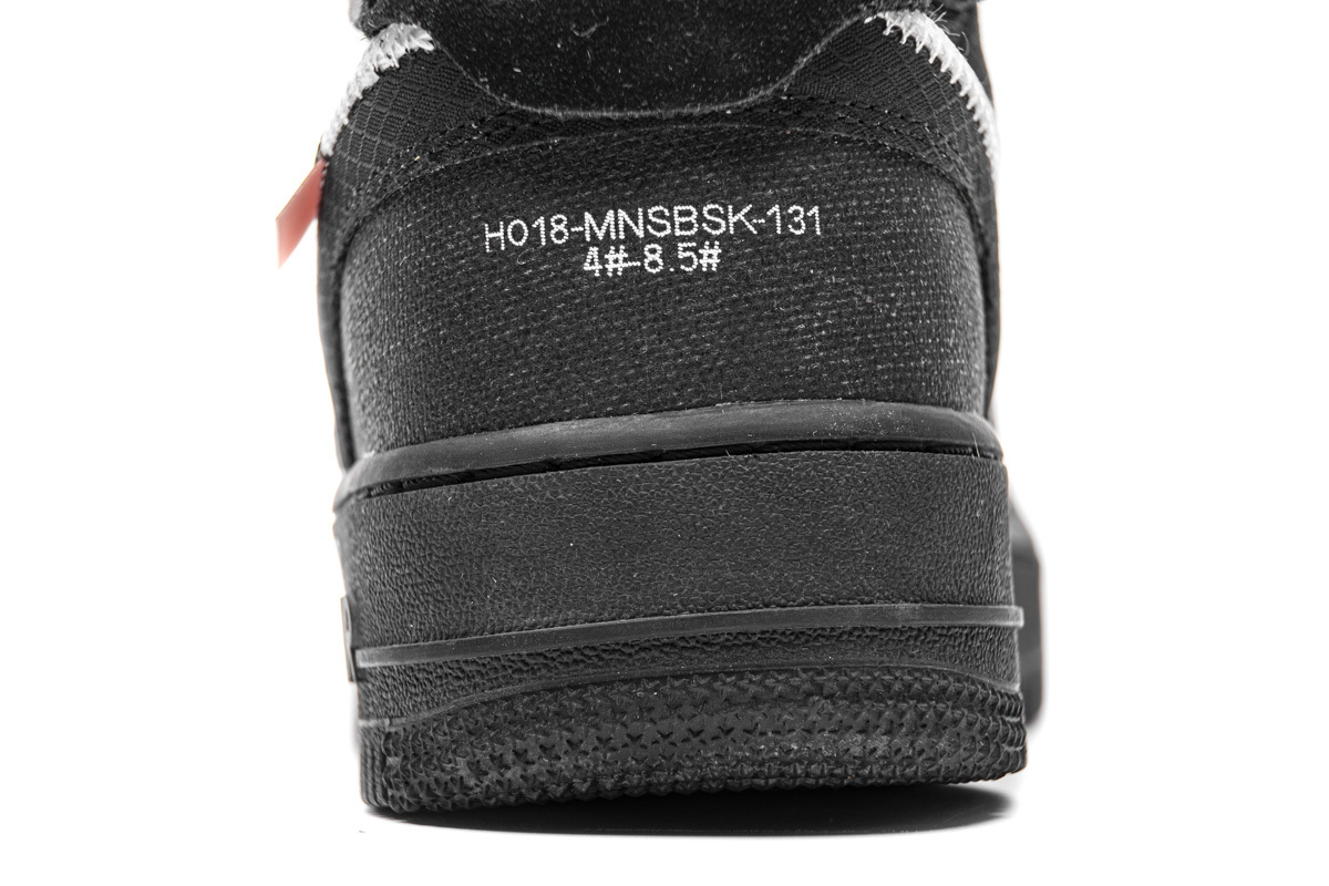 OFF White X Air Force 1 Low Black AO4606-001