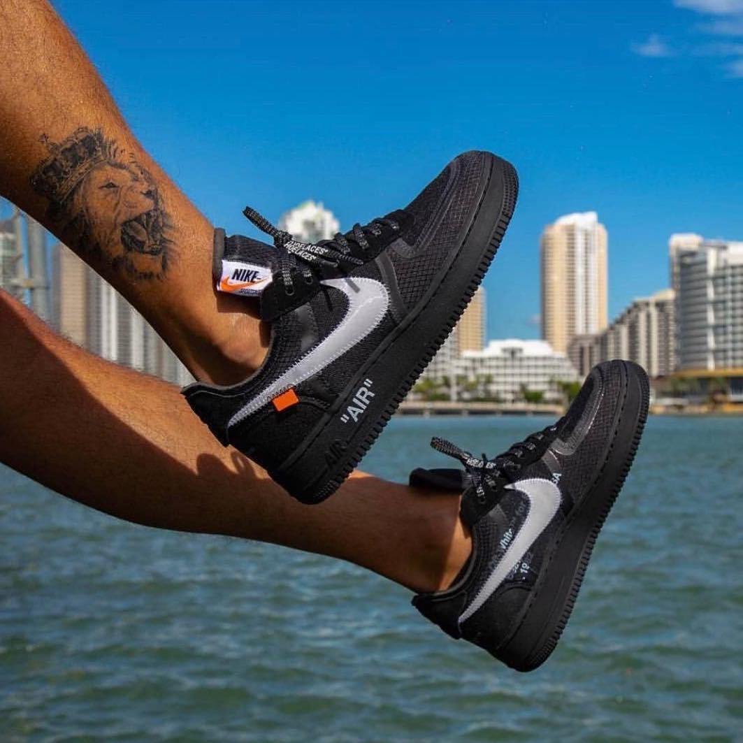 OFF White X Air Force 1 Low Black AO4606-001