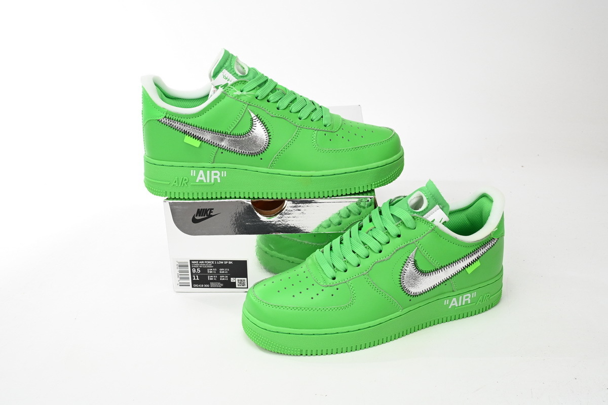 OFF White X Air Force 1 Low Green DX1419-300