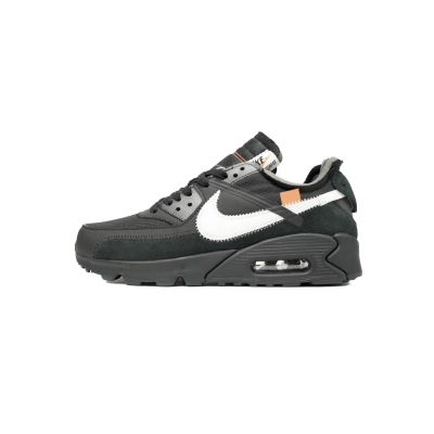 Off-White x Nike Air Max 90 “All Black AA7293-001 01