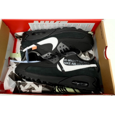 Off-White x Nike Air Max 90 “All Black AA7293-001 02