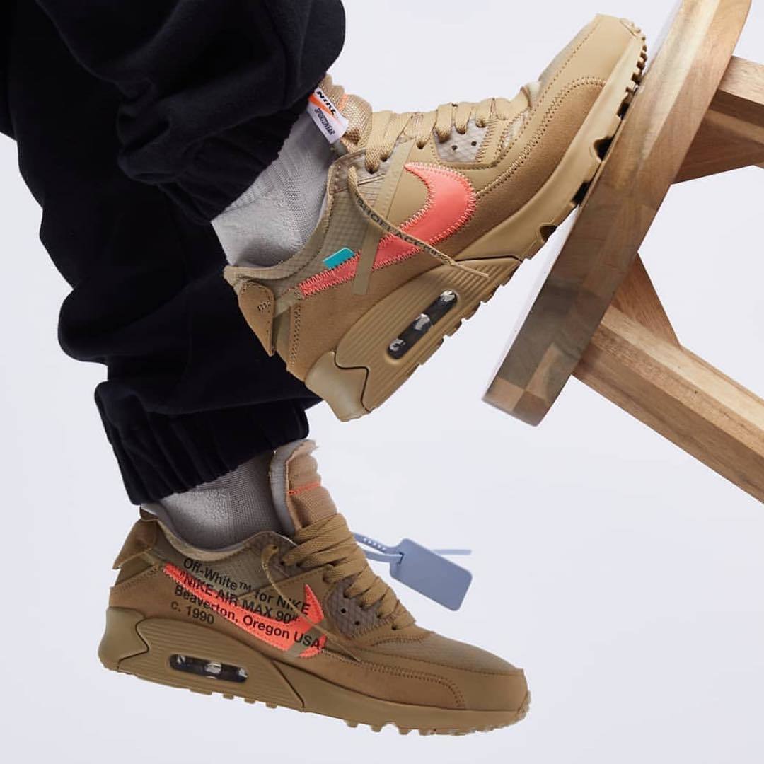 Off-White x Nike Air Max 90 “Desert Ore” AA7293-200