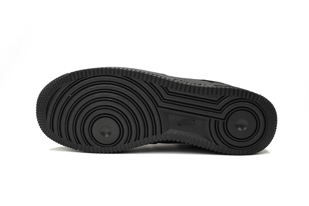 Pre-owned Nike Air Force 1 '07 'Triple Black' CW2288-001