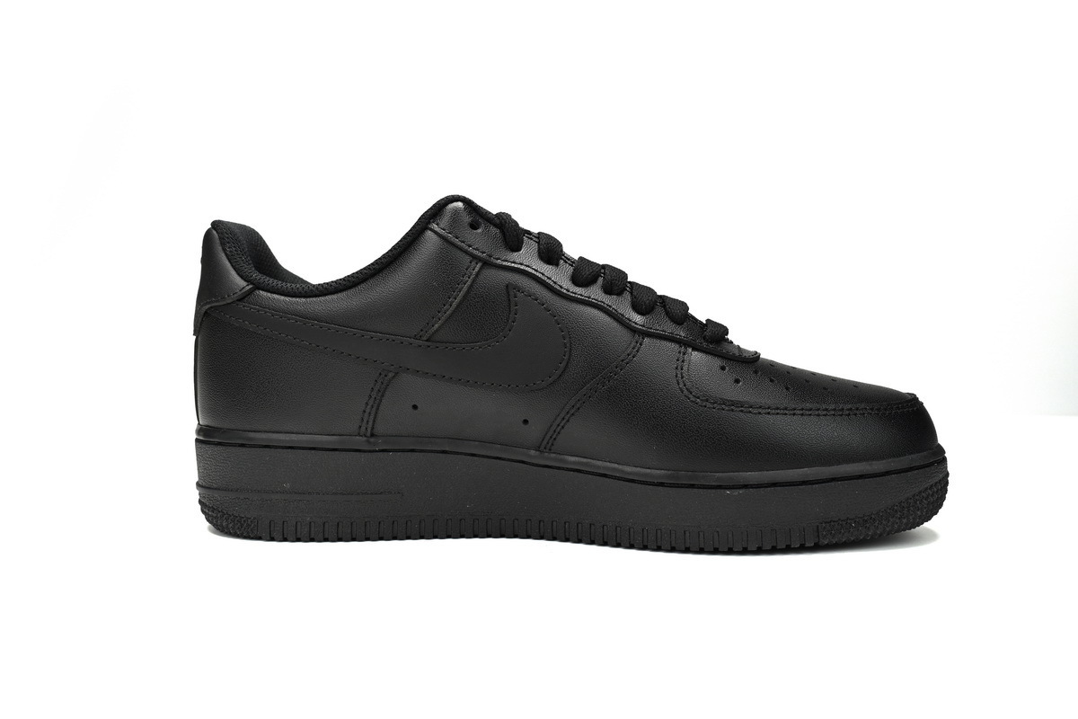 Pre-owned Nike Air Force 1 '07 'Triple Black' CW2288-001