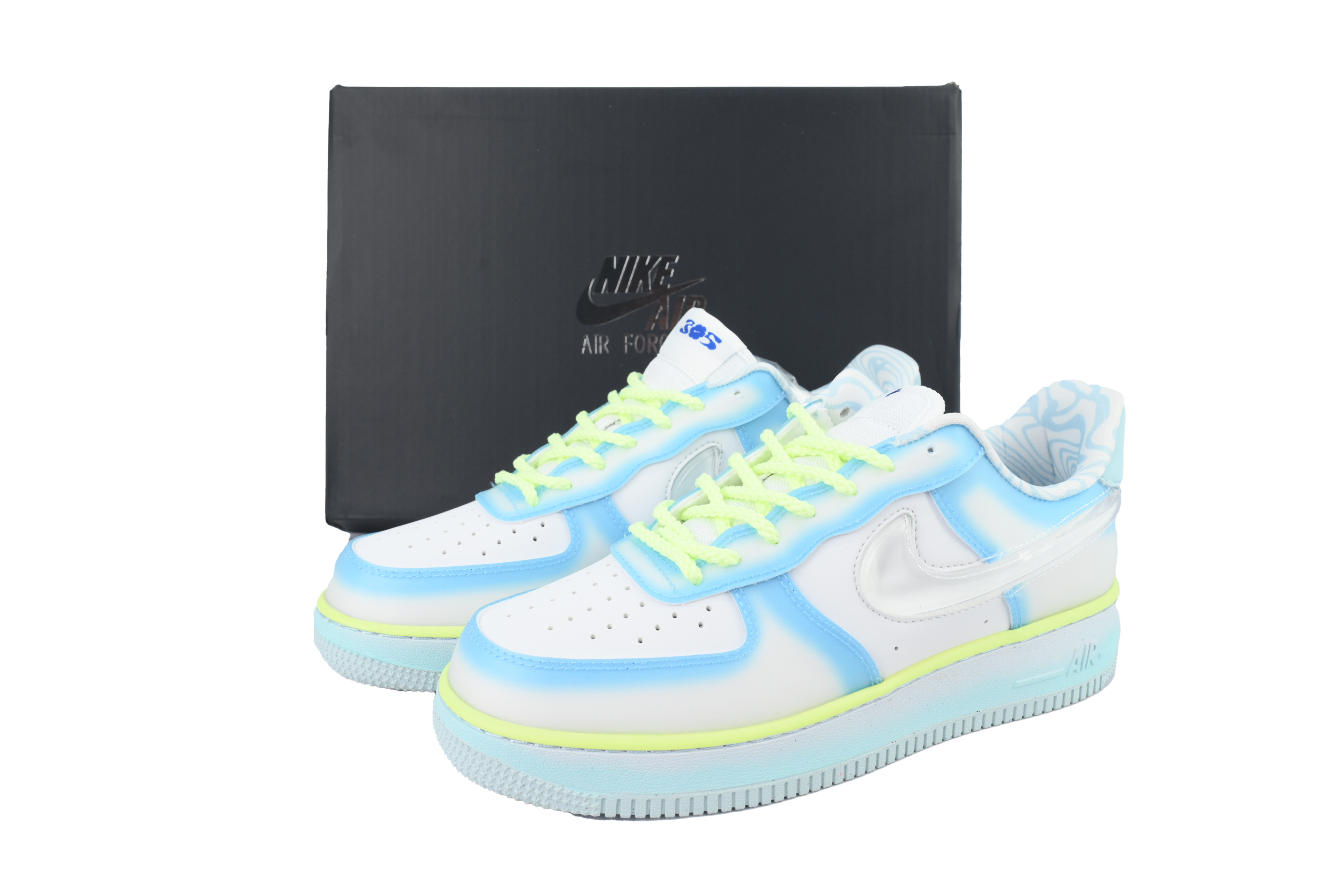Serena Williams Design Crew x Air Force 1 '07 'Psychic Blue' HJ4399-400