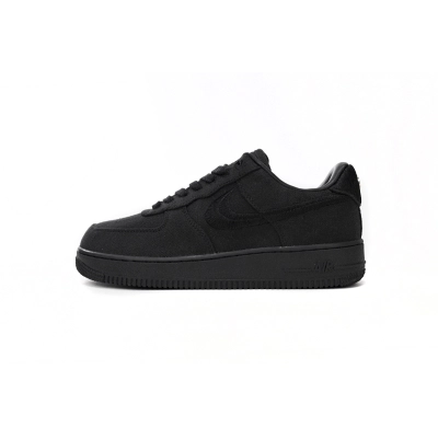 Stussy x Nike Air Force 1 Low “Black” CZ9084-001 01