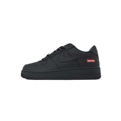 Supreme x Air Force 1 Low 'Box Logo - Black' CU9225-001 01