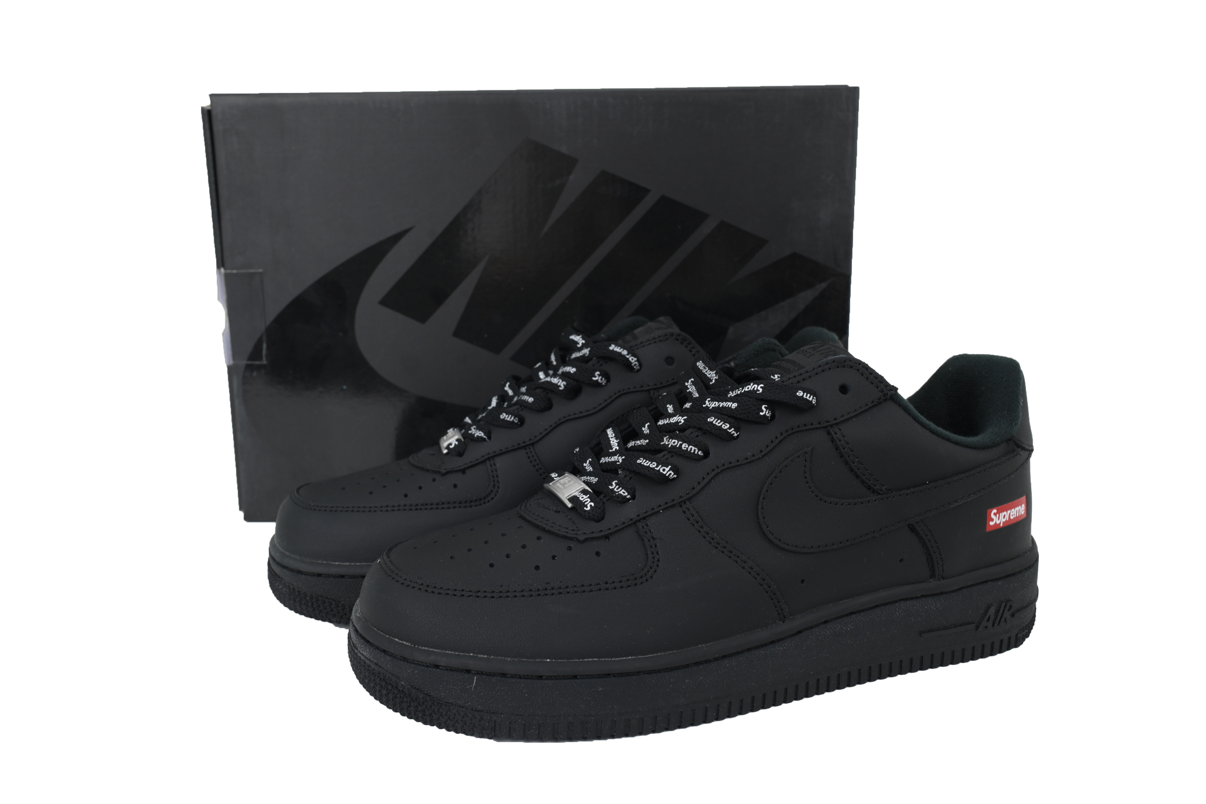 Supreme x Air Force 1 Low 'Box Logo - Black' CU9225-001