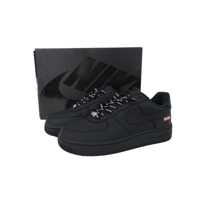 Supreme x Air Force 1 Low 'Box Logo - Black' CU9225-001 02