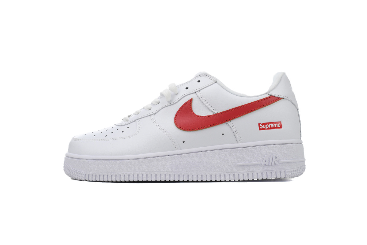 Supreme x Air Force 1 Low'Box Logo-Speed Red'Shanghai Exclusive CU9225-101