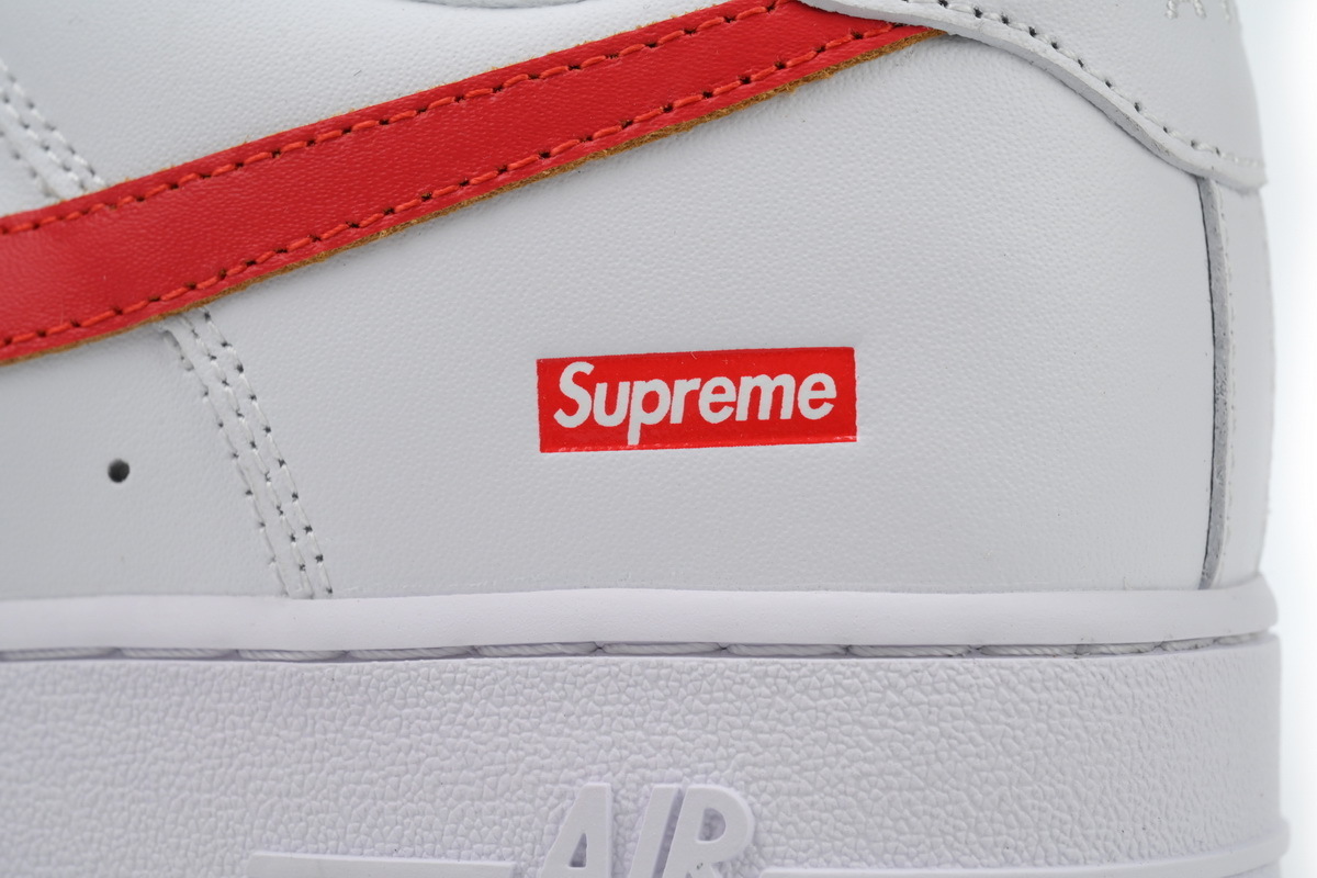 Supreme x Air Force 1 Low'Box Logo-Speed Red'Shanghai Exclusive CU9225-101