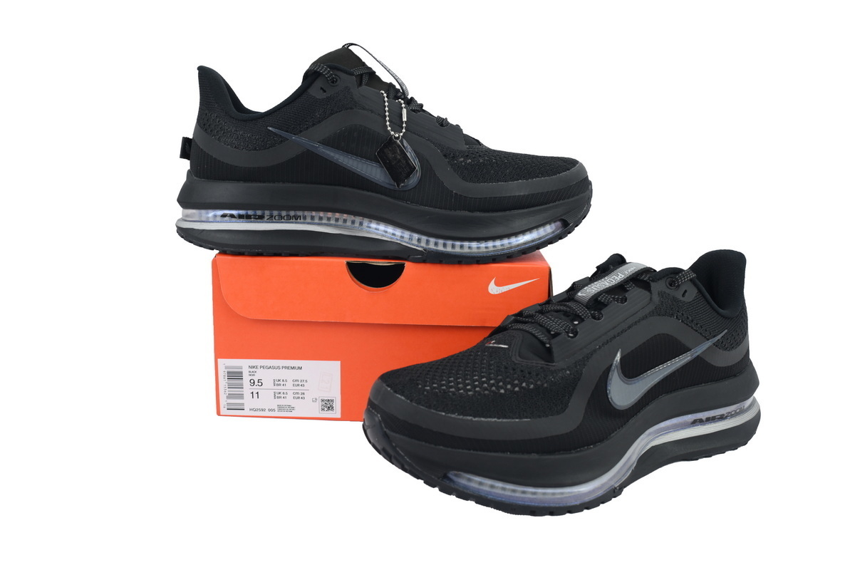 Air Zoom Pegasus Premium 'Black Metallic Silver' HQ2592-005