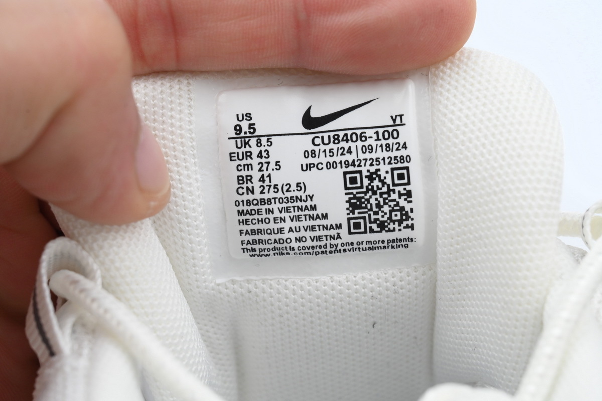 Comme des Garçons x Air Max 95 'White' CU8406-100