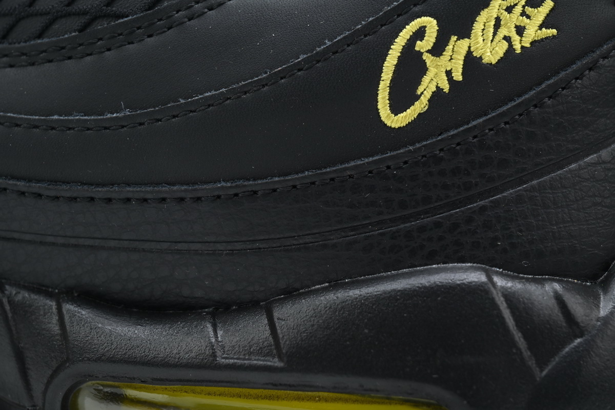 Corteiz x Air Max 95 SP 'Black Tour Yellow' FB2709-003