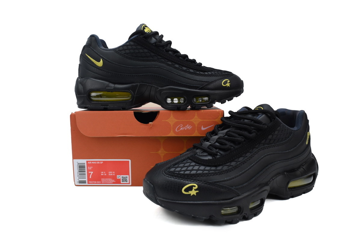 Corteiz x Air Max 95 SP 'Black Tour Yellow' FB2709-003