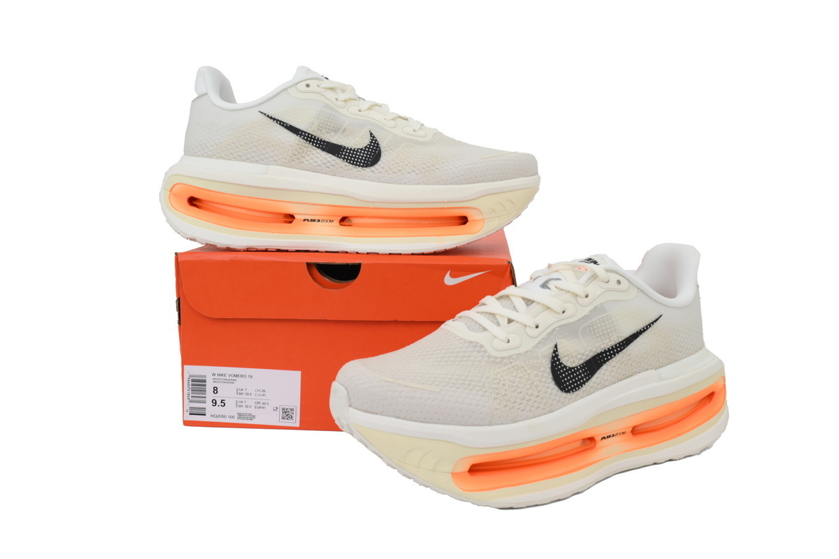 NIKE Vomero 19 White Orange HQ2050-100