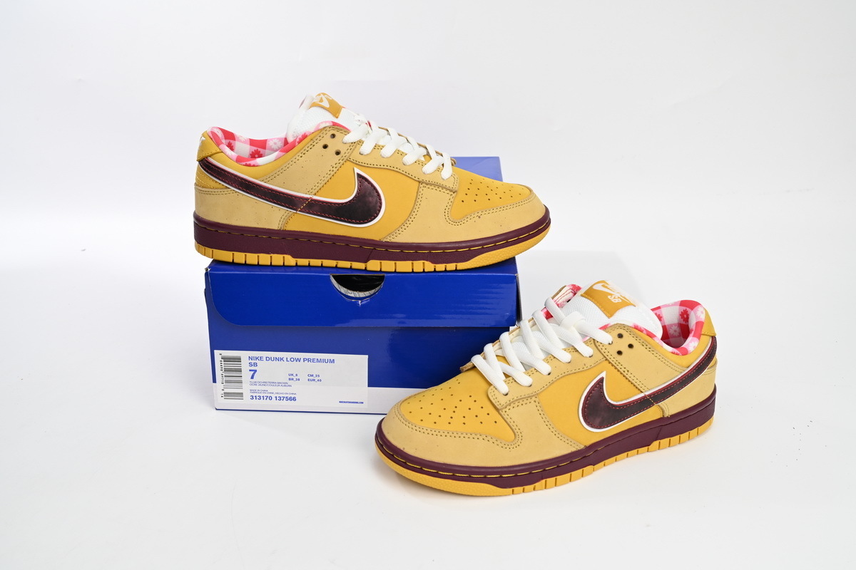 313170-137566 Concepts x NK SB Dunk Low "Yellow Lobster"