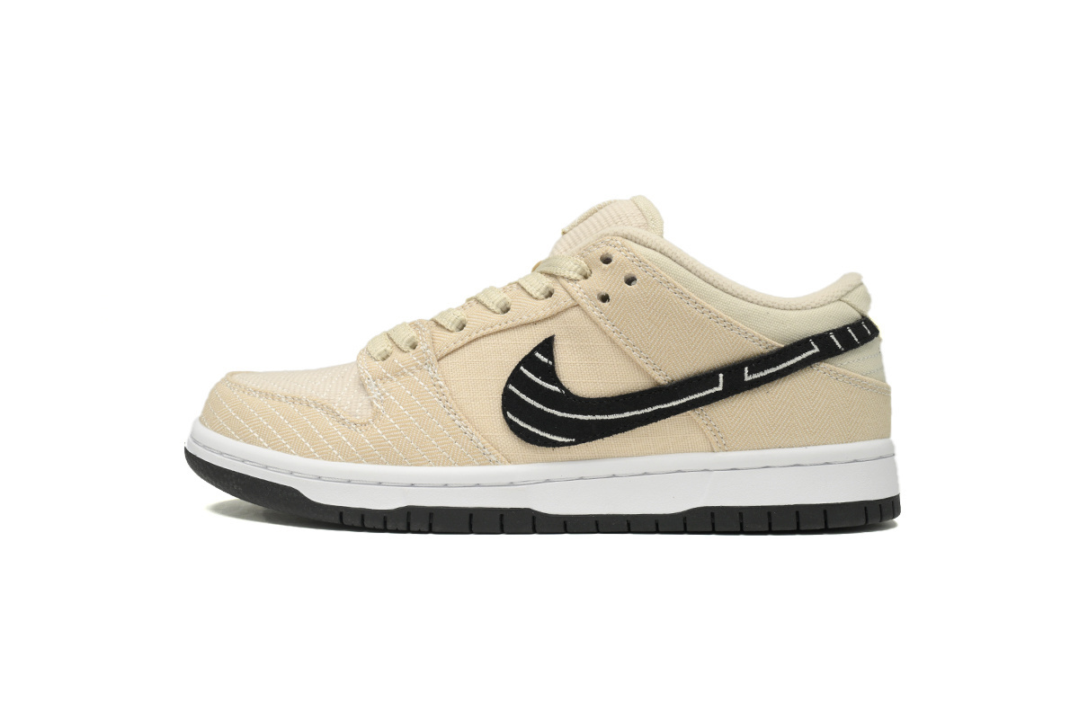 Albino & Preto × Nike SB Dunk Low Pro “Pearl White” FD2627-200